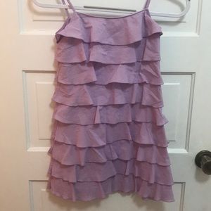 GAP Kids Purple Ruffle Dress